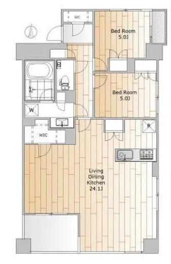 ディアナコート学芸大学レジデンス 2階 77.3㎡