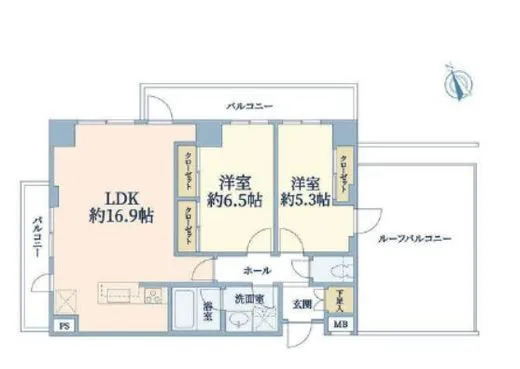 オープンレジデンシア本駒込 5階 64.29㎡