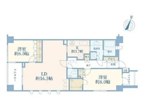 クレマージュ南青山 2階 79.09㎡