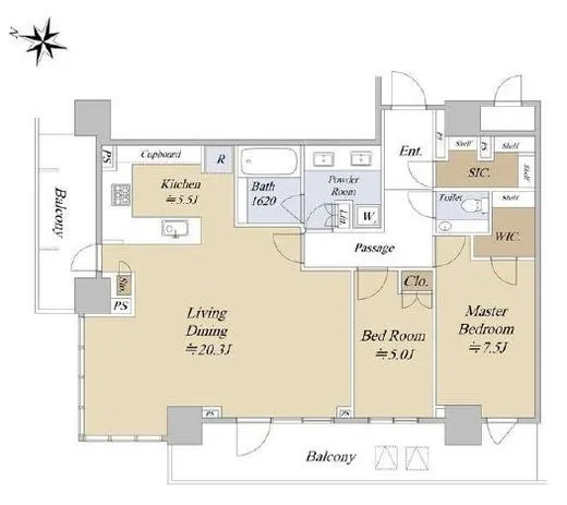 パークタワー西新宿 38階 91.3㎡