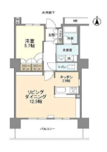 豊洲シエルタワー 9階 53.21㎡