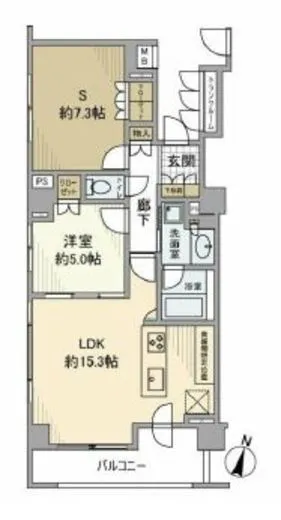 エクセレントシティ自由が丘 2階 64.05㎡