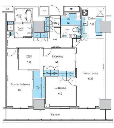 パークアクシス滝野川ラ　ブリーズ 1503