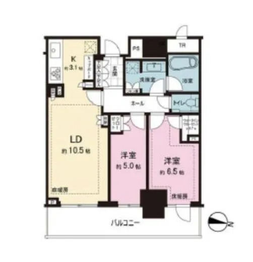 パークタワー西新宿 25階 62.18㎡