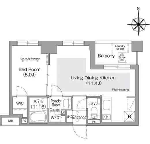 コンフォリア・リヴ文京護国寺 405