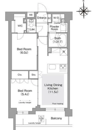 コンフォリア・リヴ文京護国寺 414