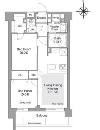 コンフォリア・リヴ文京護国寺 106