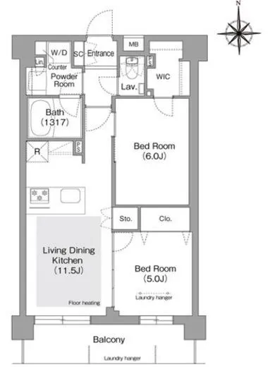 コンフォリア・リヴ文京護国寺 107