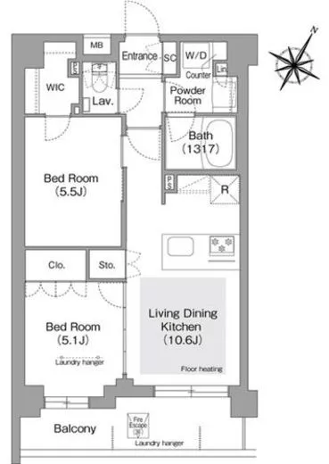 コンフォリア・リヴ文京護国寺 408