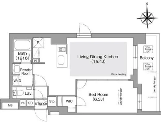 コンフォリア・リヴ文京護国寺 407
