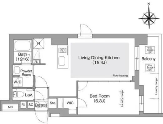 コンフォリア・リヴ文京護国寺 206