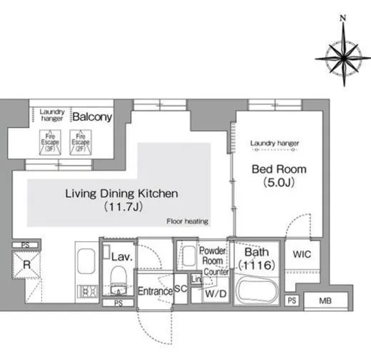 コンフォリア・リヴ文京護国寺 404