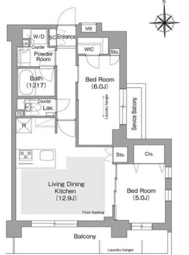コンフォリア・リヴ文京護国寺 108