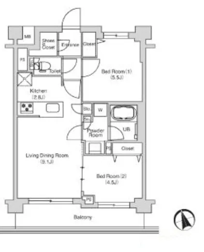 エミリブ鷺ノ宮 104