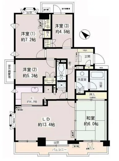 パーク・ハイム用賀南 6階 95.04㎡
