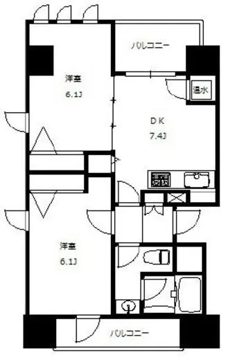 Ｐａｎａｃｈｅ 7階 44.9㎡