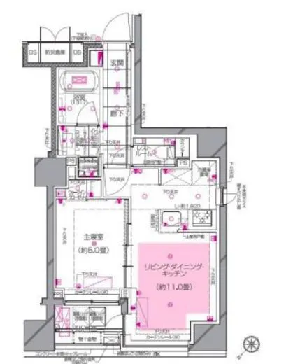 ピアース銀座レジデンス 2階 40.13㎡