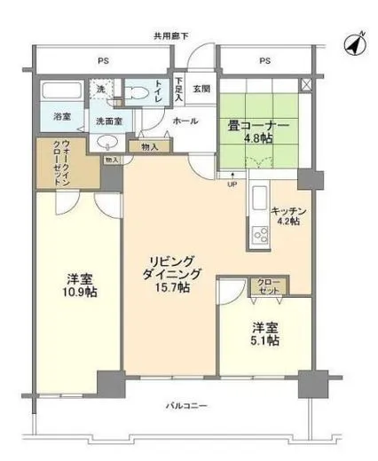 トルナーレ日本橋浜町 22階 90.97㎡