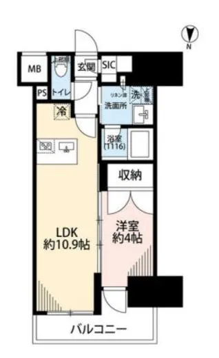 プレール・ドゥーク亀戸Ⅵ 11階 33.44㎡