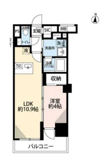 プレール・ドゥーク亀戸Ⅵ 4階 36.61㎡