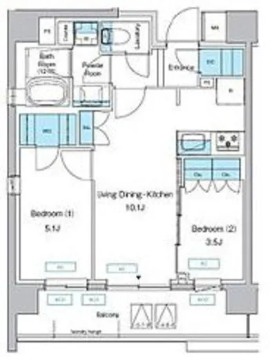 プレディアコート三軒茶屋 701