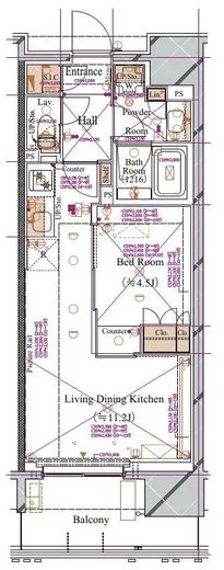 ブランシエスタ浅草蔵前 302