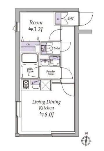 アトリオフラッツ清澄白河 403