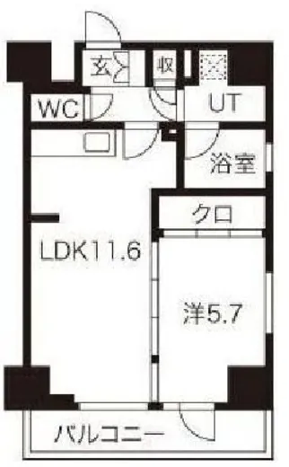 ラ・ヴェーヌ 3階 41.6㎡