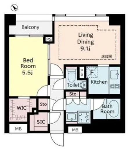 コンポジット日本橋 6階 43.28㎡