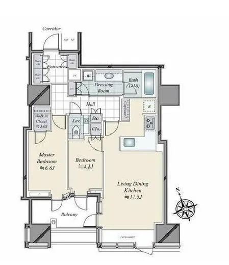 三田ガーデンヒルズ　ノースヒル 4階 70.94㎡