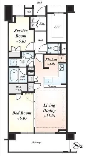 ザ・パークハウス経堂レジデンス 2階 60.22㎡