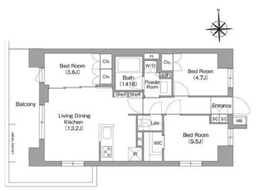コンフォリア・リヴ大森西 601