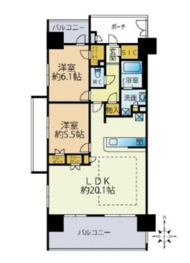 プレシス豊洲 12階 68.67㎡