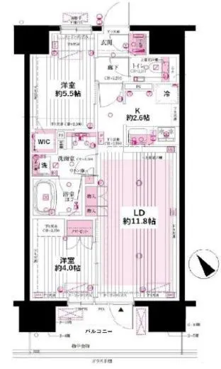 クレヴィア上野入谷 7階 53.19㎡