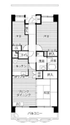ビレッジハウス潮見タワー 1-1101