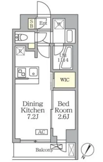 アジールコート三宿テラス 208