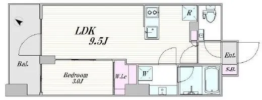 ピアース銀座レジデンス 5階 30.29㎡