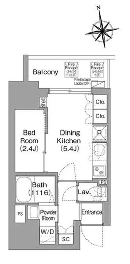 コンフォリア・リヴ北新宿 701