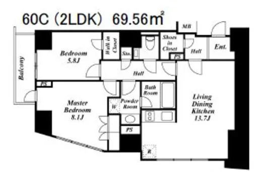 ザ・ベルグレイヴィア麻布 16F4