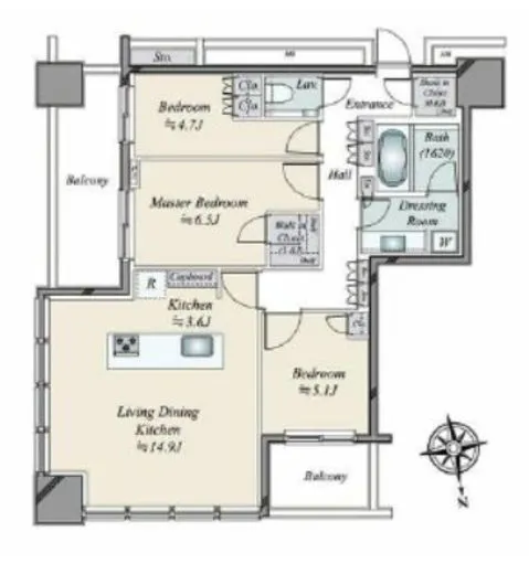 ＷＯＲＬＤ　ＴＯＷＥＲ　ＲＥＳＩＤＥＮＣＥ 26階 80.73㎡