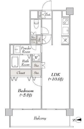 ミリアレジデンス大岡山 3階 45.2㎡