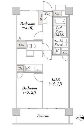 ミリアレジデンス大岡山 3階 46㎡