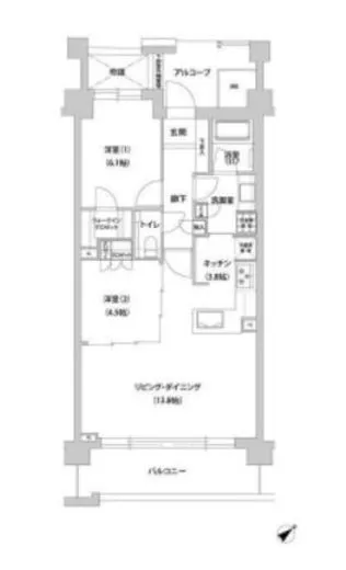 文京グリーンコートテラス 412