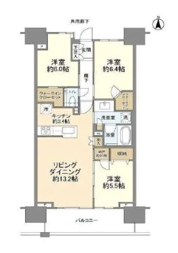 プラウドタワー清澄白河 11階 76.64㎡