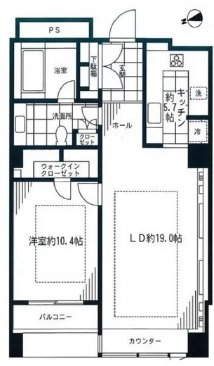 ザ・ウエストミンスター六本木 9階 86.71㎡