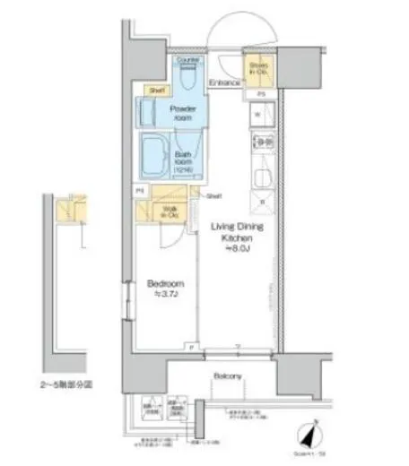 プラウドフラット大井町 801