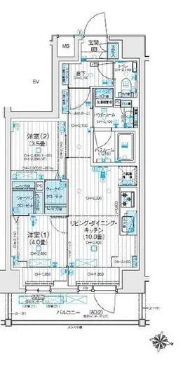 デュオステージ北千住Ⅲ 7階 43.1㎡