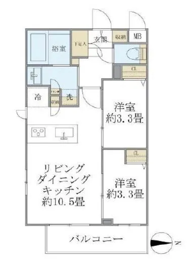 La Perla NAKANO (ラペルラ中野) 402