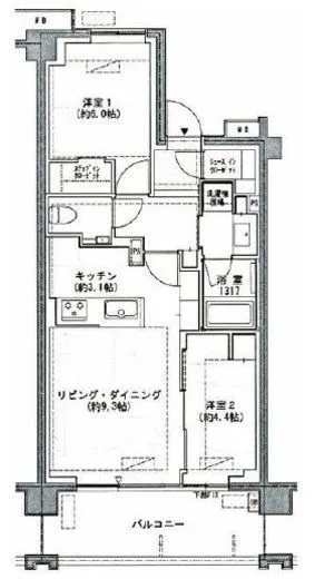 アトラスシティ千歳烏山グランスイート風ノ棟 2階 54.03㎡