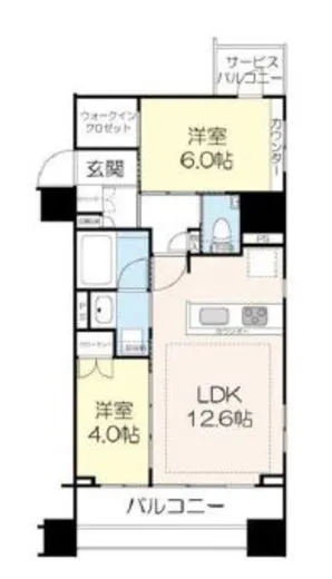 イニシア築地レジデンス 8階 54.27㎡